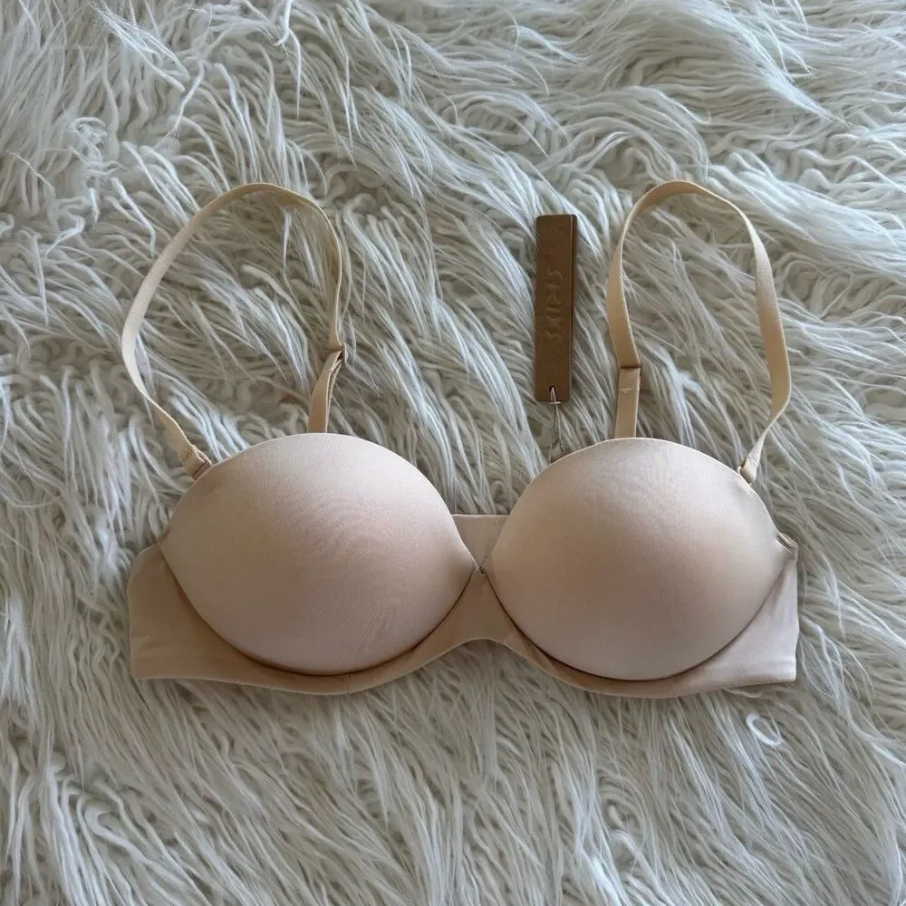 Skims Ultimate Push Up Strapless Bra Sand Size 34B - Picture 2 of 5